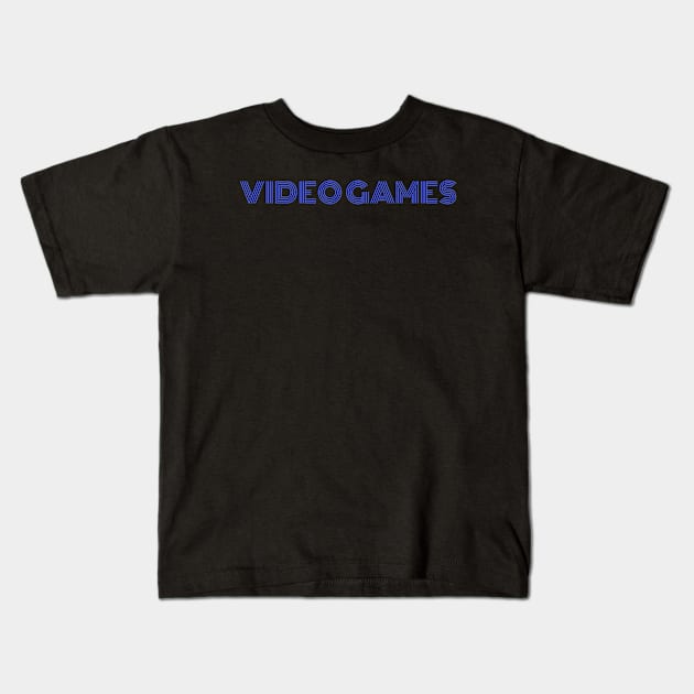 Video games Kids T-Shirt by Z And Z